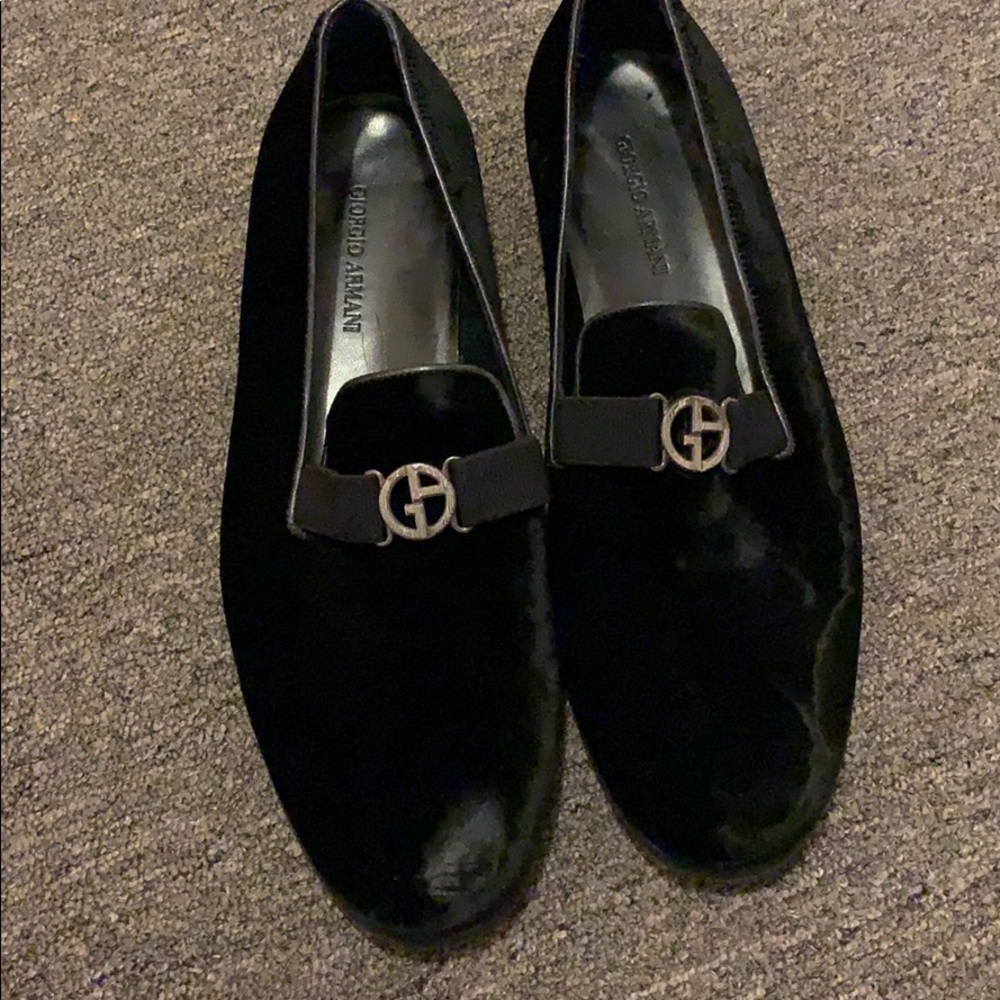 Giorgio Armani Suede Slip-on